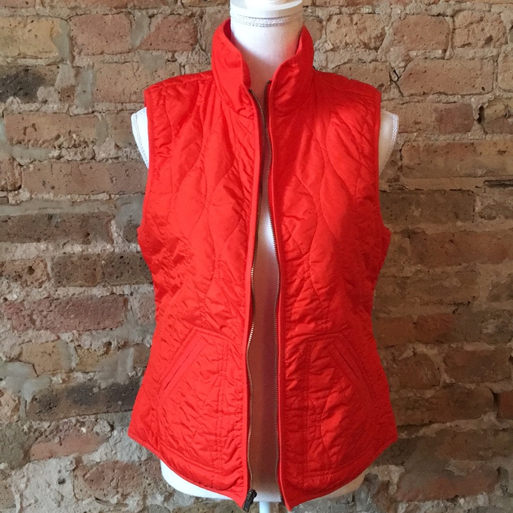 Old Navy lightweight orange vest size small